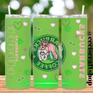 Feid and Karol g tumbler